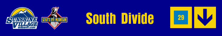 24" TRAIL SIGN SOUTH DIVIDE