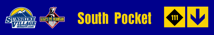24" TRAIL SIGN SOUTH POCKET