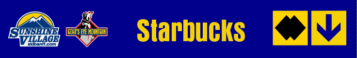 24" TRAIL SIGN STARBUCKS