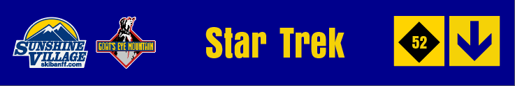 24" TRAIL SIGN STAR TREK