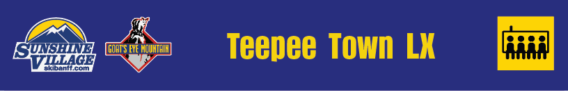 24" TRAIL SIGN TEEPEE TOWN LIFTLINE