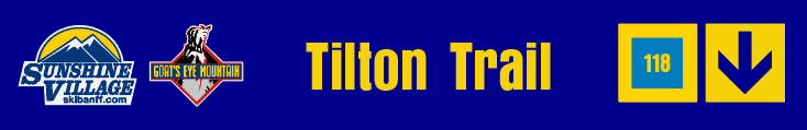 24" TRAIL SIGN TILTON TRAIL