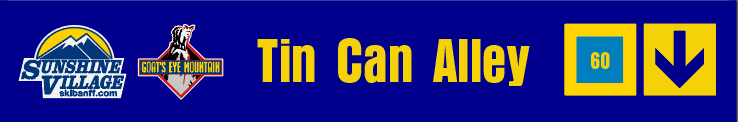 24" TRAIL SIGN TIN CAN ALLEY