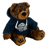 12" Grizzly Bear Stuffy Critter Navy