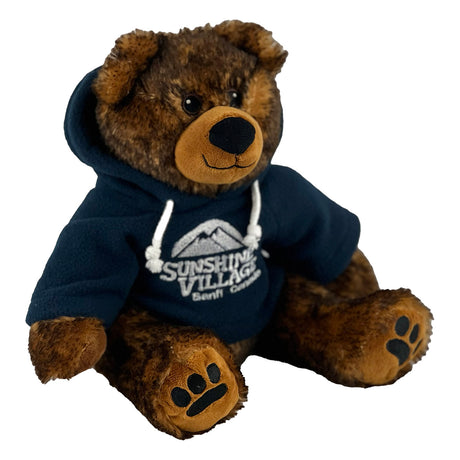 12" Grizzly Bear Stuffy Critter Navy