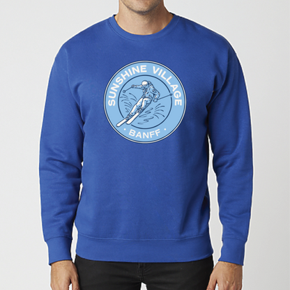 Sunshine Skier Graphic Crew Sweatshirt