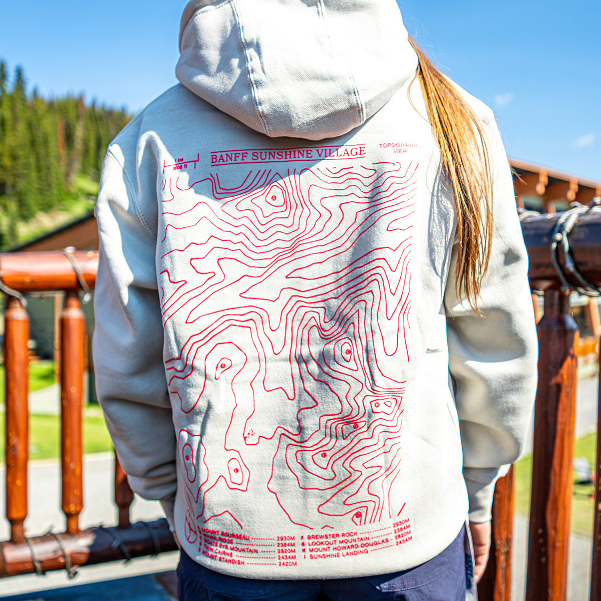 Sunshine Village Topographic Hoodie