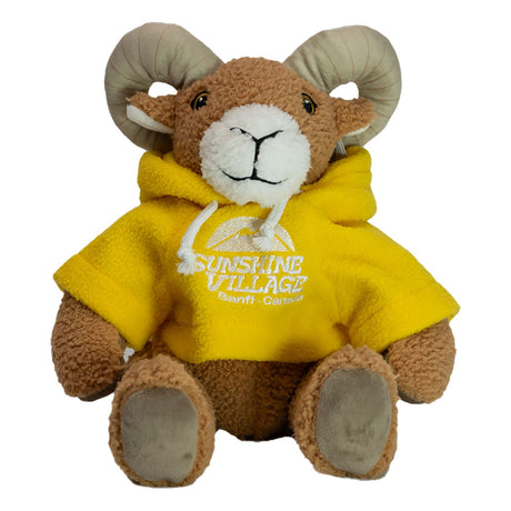 10" Stuffy Curly Critter Ram Yellow