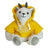 10" Mountain Goat Stuffy Critter Yellow