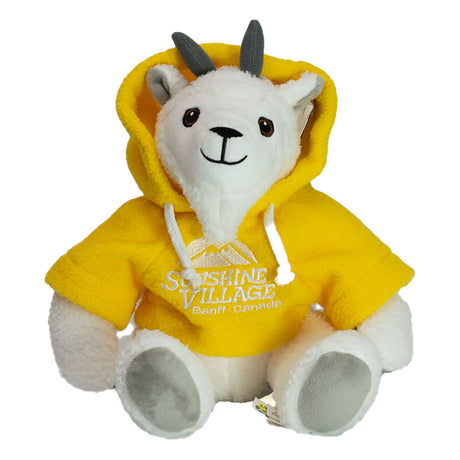 10" Stuffy Curly Critter Mountain Goat Yellow