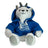 10" Mountain Goat Stuffy Critter Royal Blue