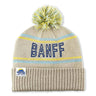 Banff Sunshine Cuffed Knit Toque Stone O S