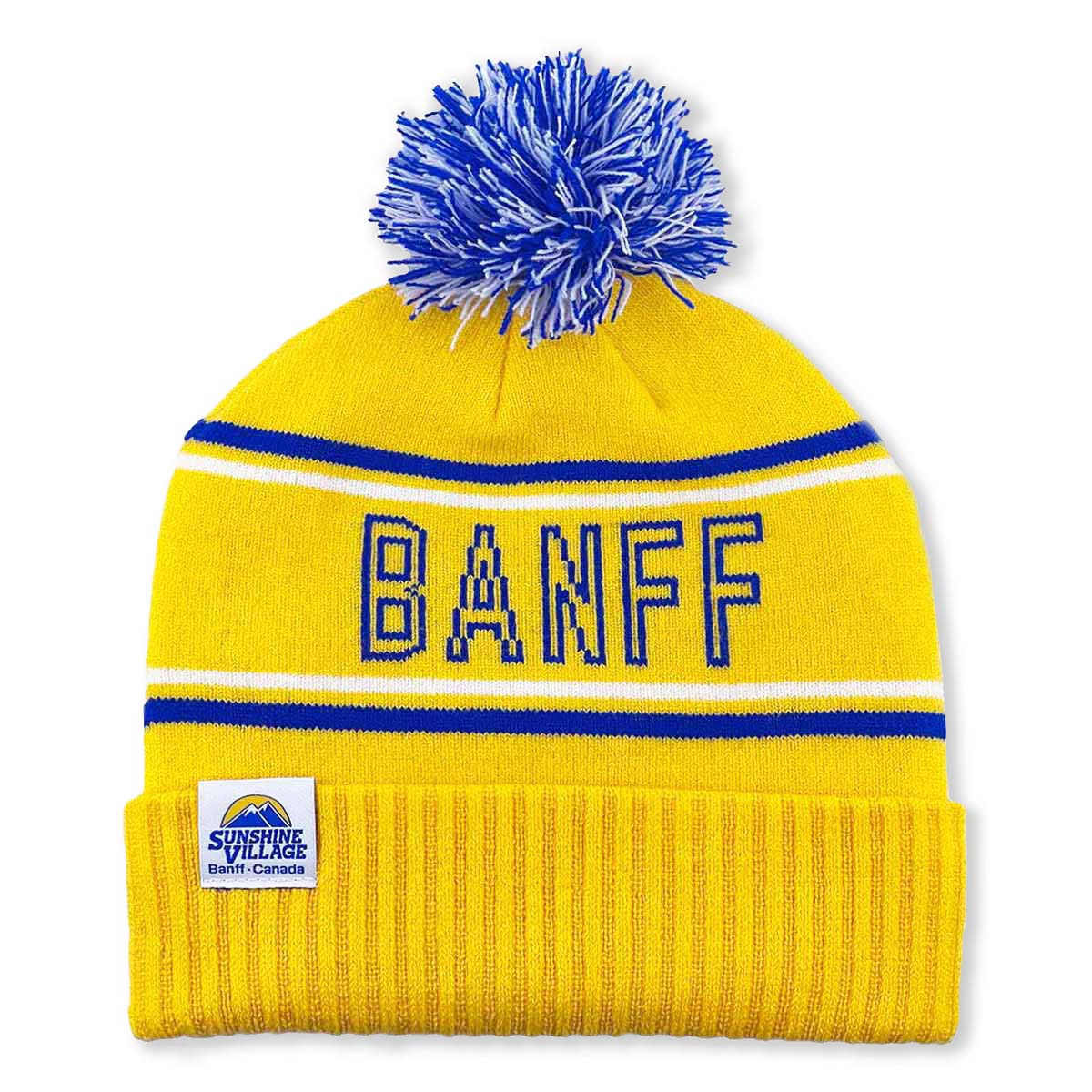 Banff Sunshine Cuffed Knit Toque Yellow O S