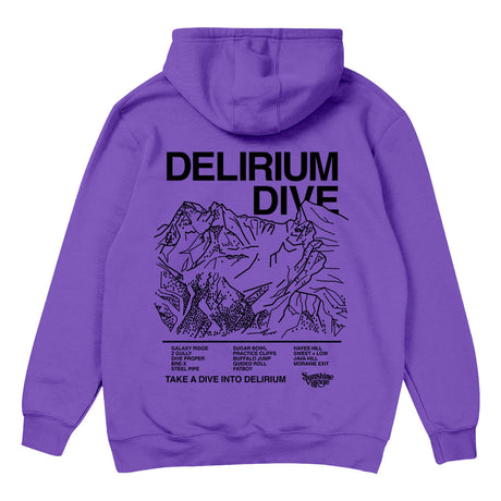 Freeride Zone Delirium Dive Hoodie Purple