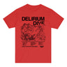 Freeride Zone Delirium Dive Tee Red Black