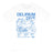 Freeride Zone Delirium Dive Tee White Blue