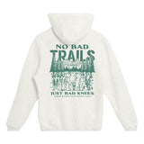 Sunshine Meadows No Bad Trails Just Bad Knees Hoodie
