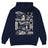 Mad Trapper's Heritage Collage Hoodie Navy