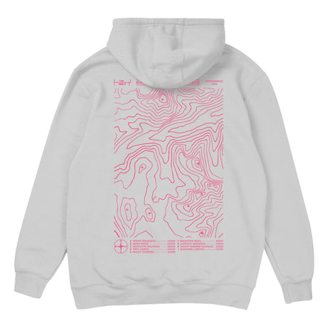 Sunshine Village Topographic Hoodie Dove Grey