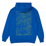 Sunshine Village Topographic Hoodie Royal