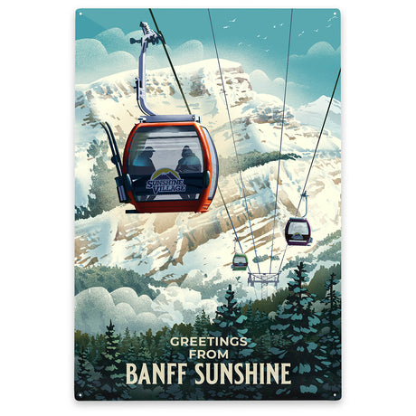 Metal Souvenir Sign - Gondola