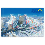 Metal Souvenir Sign - Trail Map