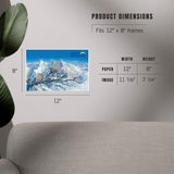 Heavy Stock Art Print - Trail Map