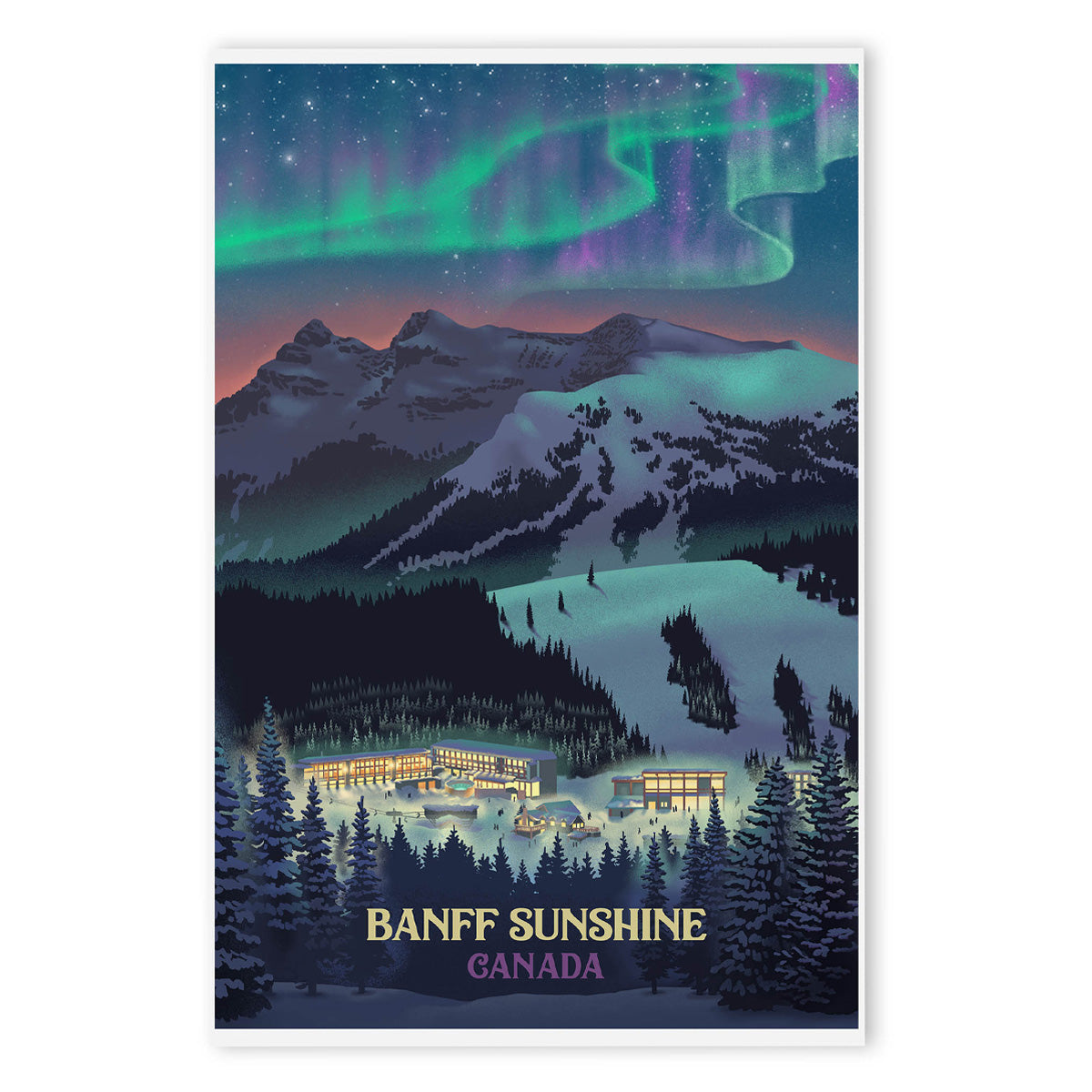 Heavy Stock Art Print - Northern Lights