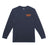 Mountain Info Series Mount Bourgeau Long Sleeve Shirt Navy