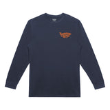Mountain Info Series Mount Bourgeau Long Sleeve Shirt Navy