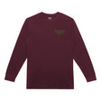 Mountain Info Series Monarch Mountain Long Sleeve Shirt Burgundy