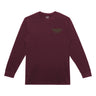 Mountain Info Series Monarch Mountain Long Sleeve Shirt Burgundy