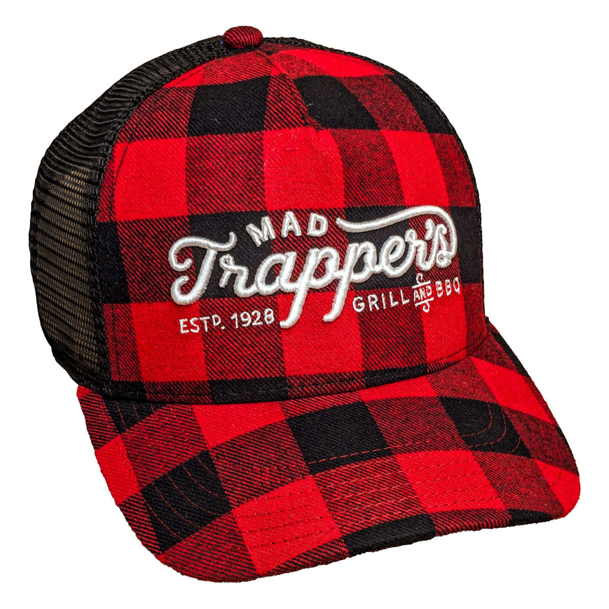 Mad Trapper's Plaid Trucker Hat