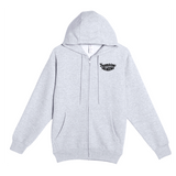 Views From Mount Bourgeau Full-Zip Hoodie Heather Grey 2XL