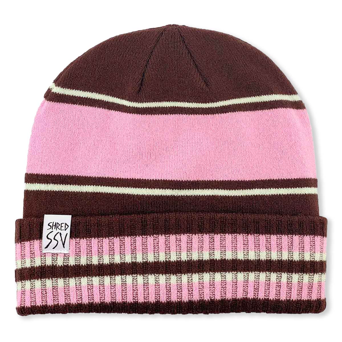 Shred SSV Cuffed Knit Toque Brown O S