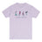 Sunshine Meadows 4 Flowers Tee Lilac