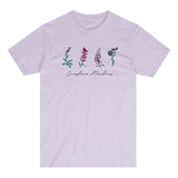 Sunshine Meadows 4 Flowers Tee Lilac