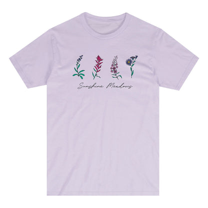 Sunshine Meadows 4 Flowers Tee