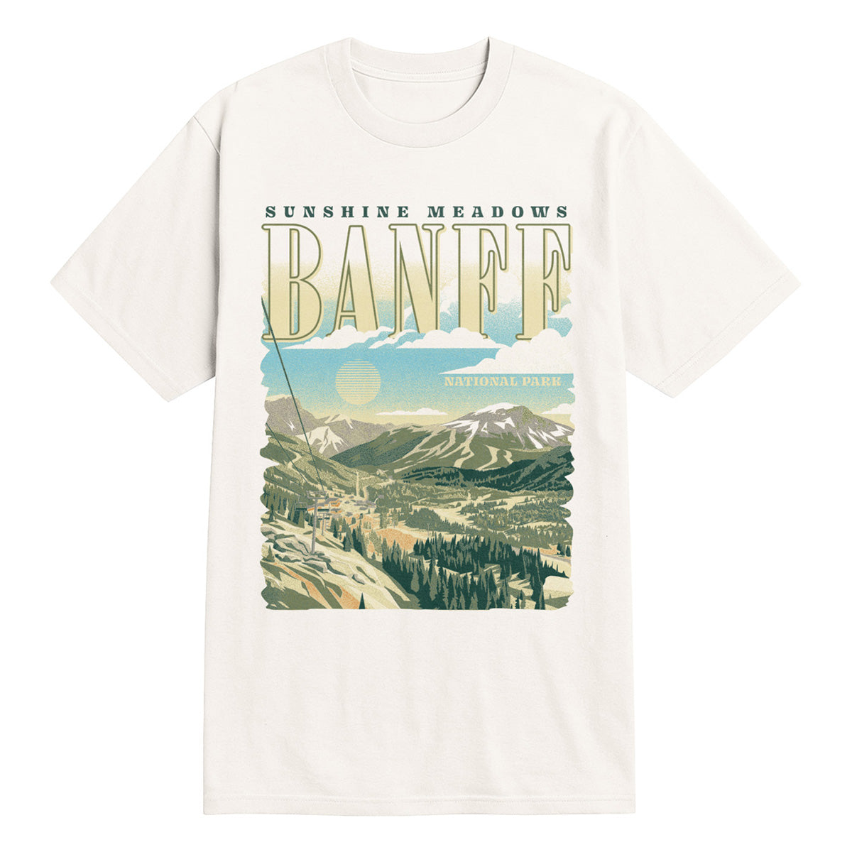 Banff National Park Tee Natural