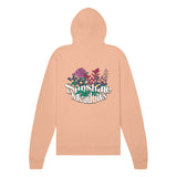 Sunshine Meadows Full-Zip Hoodie Peach