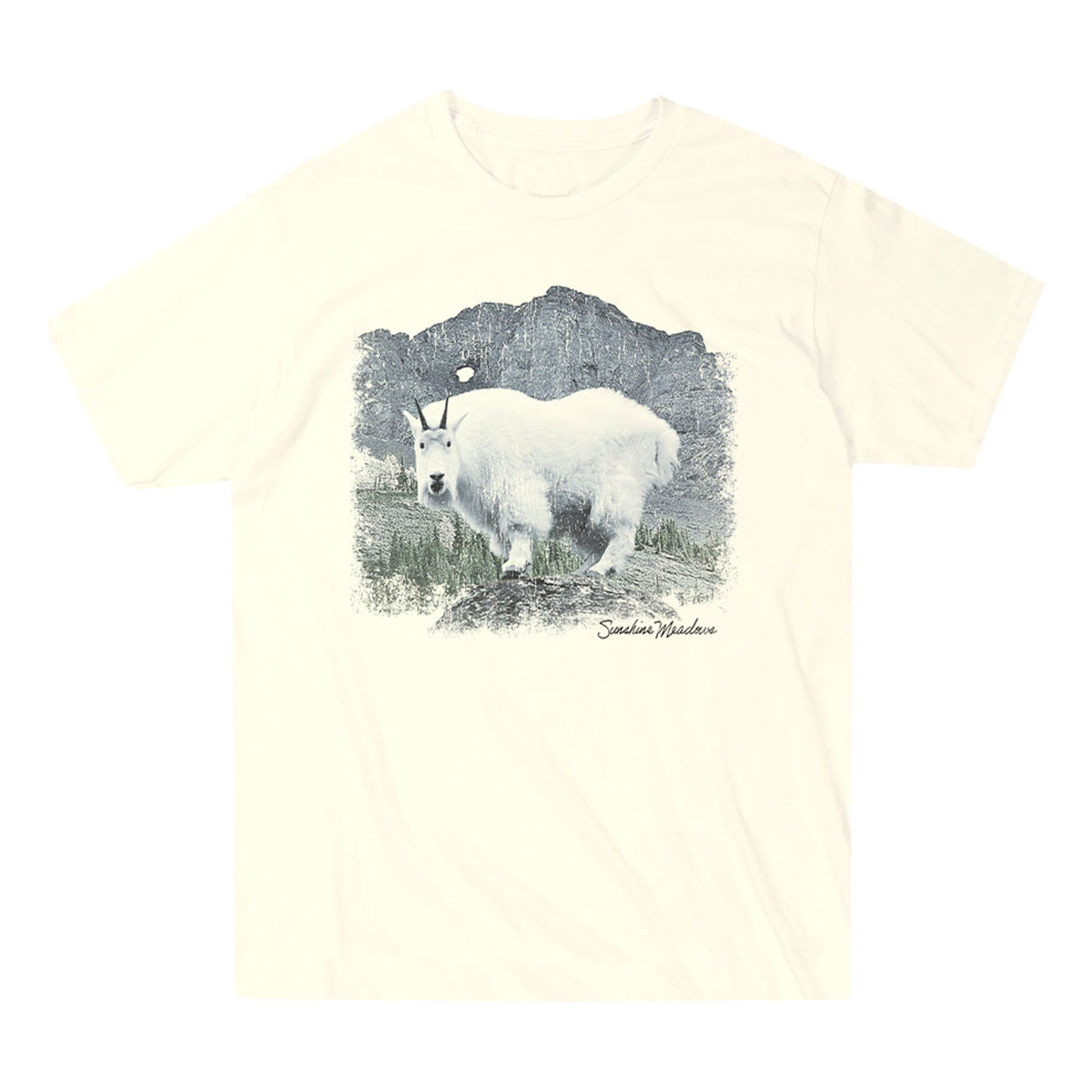 Sunshine Meadows Mountain Goat Tee