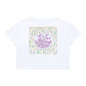 Sunshine Meadows Women's Cropped Tee White