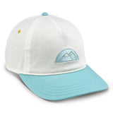 Sunshine Mountain Logo Low Crown Adjustable Cap White Blue O S