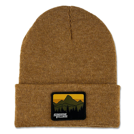 Sunshine Village Assiniboine Patch Rouster Knit Toque Acorn O S