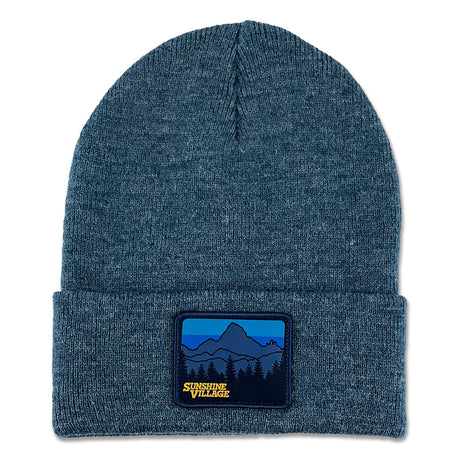 Sunshine Village Assiniboine Patch Rouster Knit Toque Blue O S