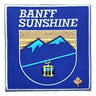 Sunshine Village Gondola Square Patch Navy