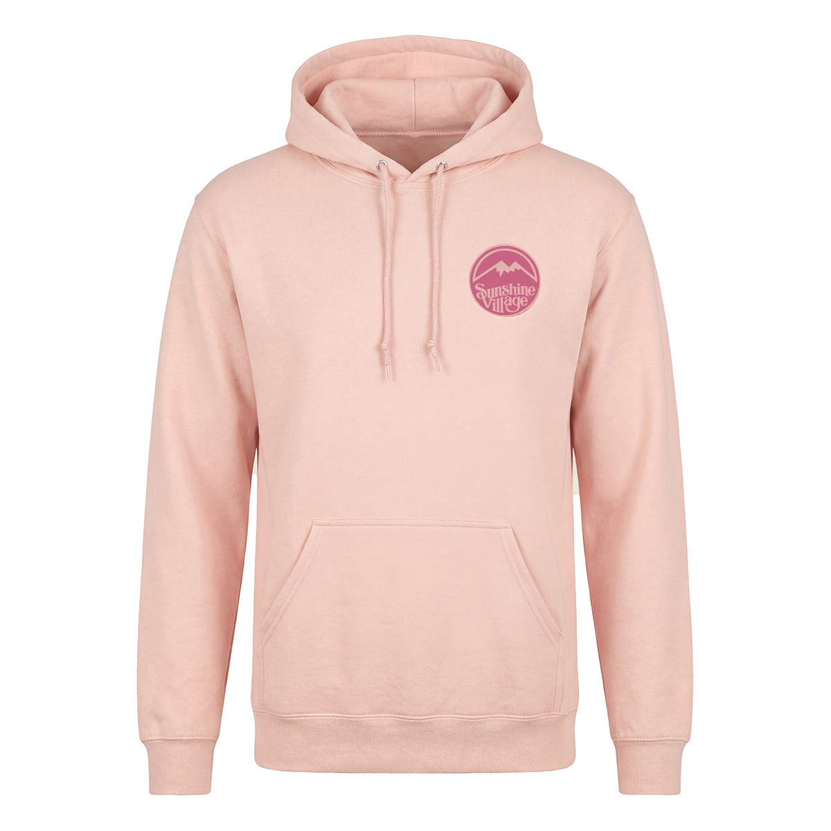 Sunshine Village Vintage Logo Hoodie Blush Pink