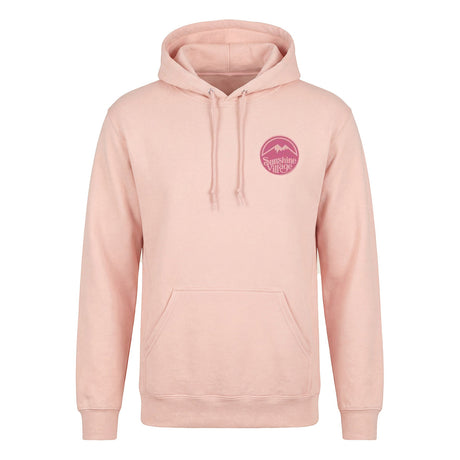 Sunshine Village Vintage Logo Hoodie Blush Pink