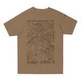 Sunshine Village Topographic Tee Toasted Coconut