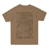 Sunshine Village Topographic Tee Toasted Coconut